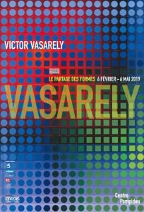 Affiche Exposition Vasarely Centre Pompidou