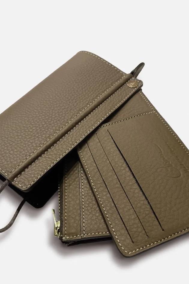 Design Fan Wallet – Césaire Paris – French handmade leather goods