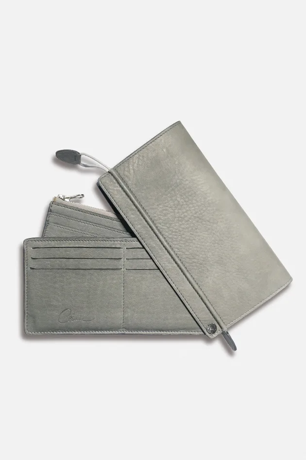 Fan Wallet « All in one” – Césaire Paris – French handmade leather goods