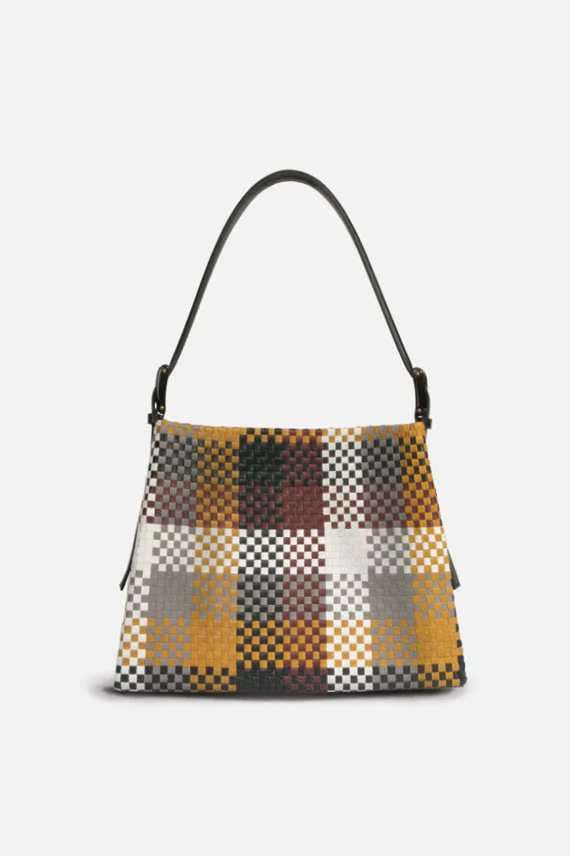 Noa woven leather tote bag Césaire Paris Made in France