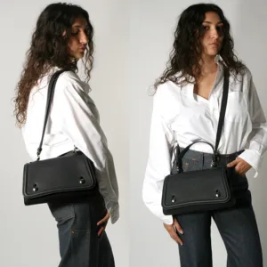 Mini sacoche cuir femme Gaga - Césaire Paris - Sac fabriqué à la main en France