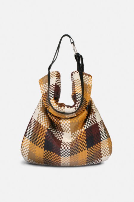 Large woven shoulder bag - Césaire Paris - French Designer Leather Goods